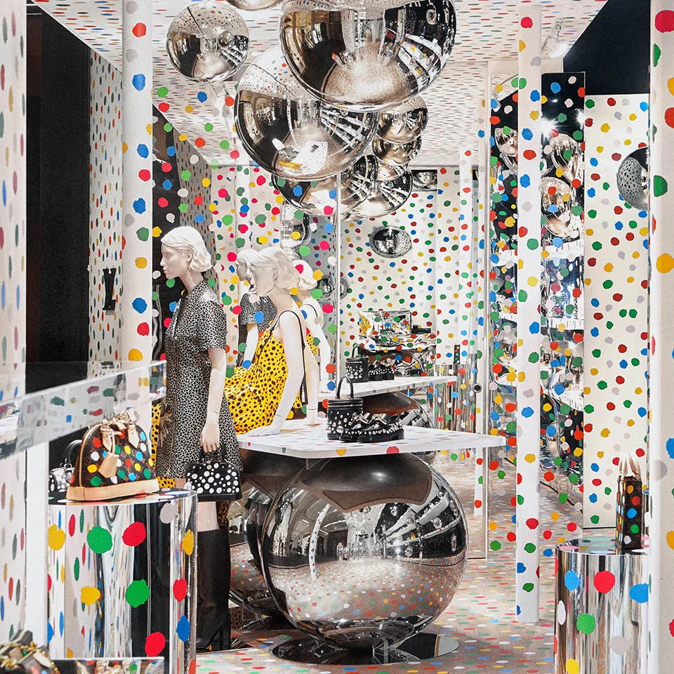 Polka Dots Taken Over Harrods – Louis Vuitton x Yayoi Kusama 2023